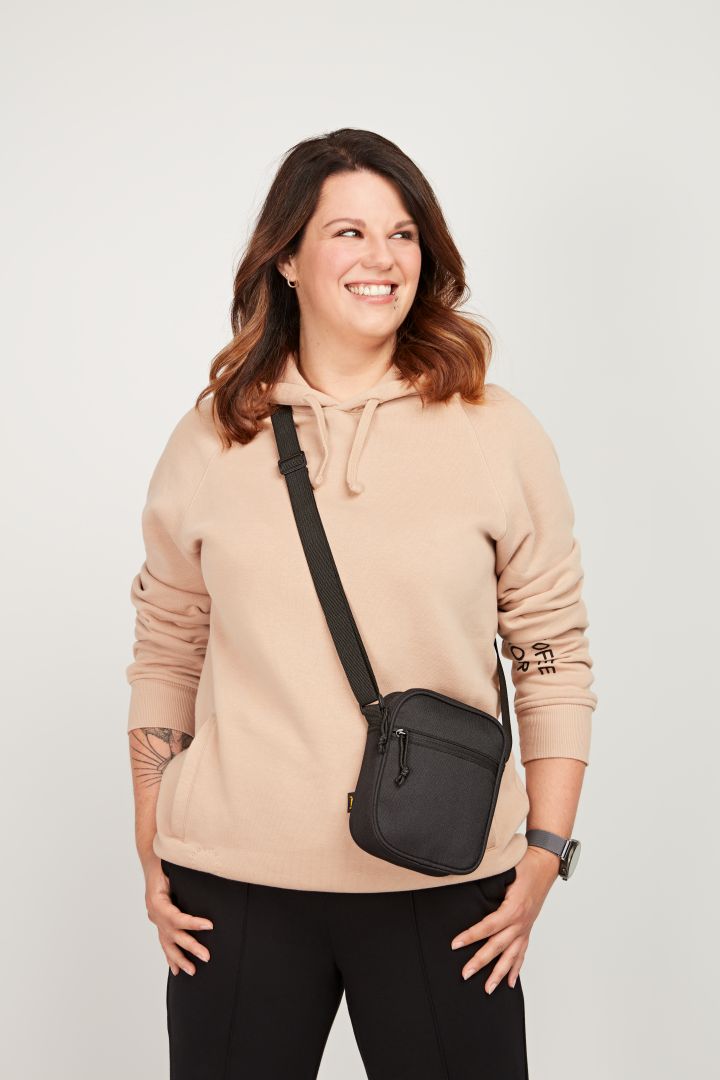 Crossbag von Halfar mit Werbeanbringungsmöglichkeiten