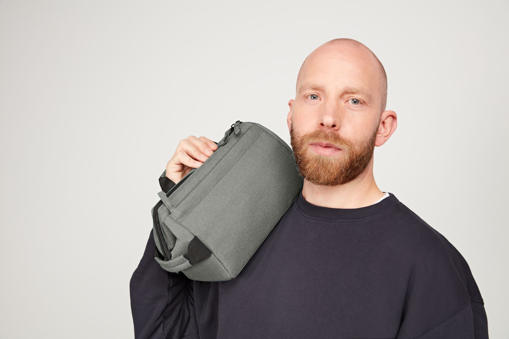 Reißverschlusstasche als Werbetasche von Halfar