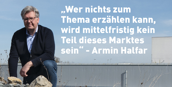 Interview mit Halfar über Nachhaltigkeit im TVP-Magazin