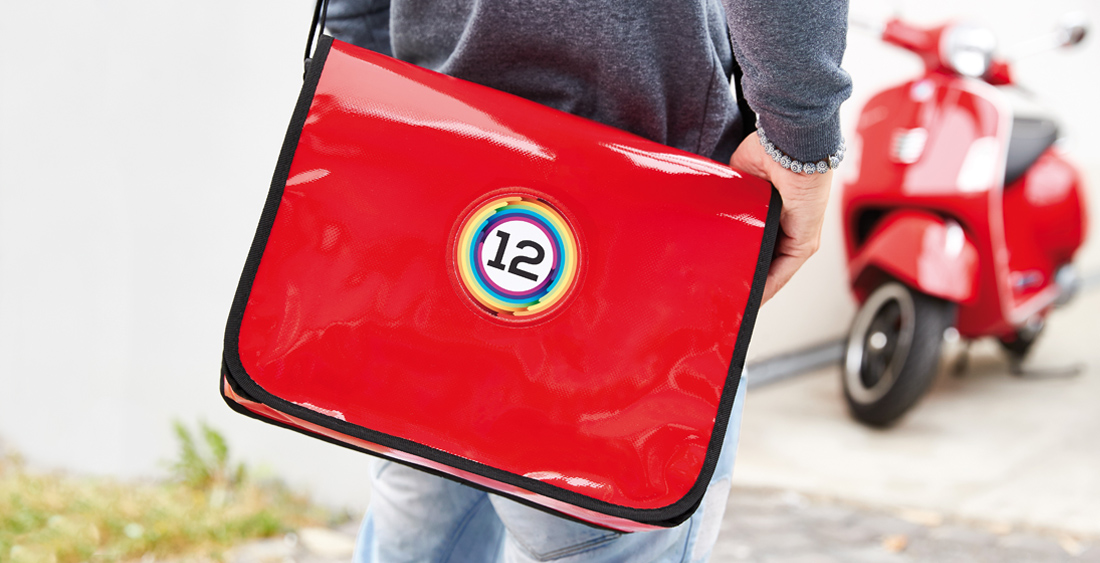 Umhängetaschen bedrucken präsentiert als LORRYBAG® ECO