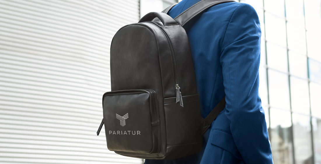Laptoptaschen mit Logo präsentiert als NOTEBOOK-RUCKSACK COMMUNITY