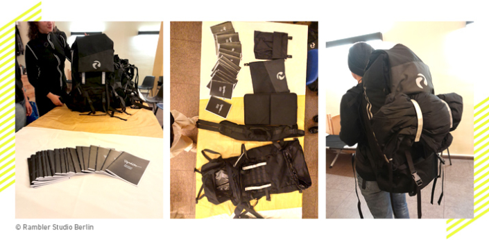 Halfar Rambler Verteilaktion – Rucksäcke für Bedürftige